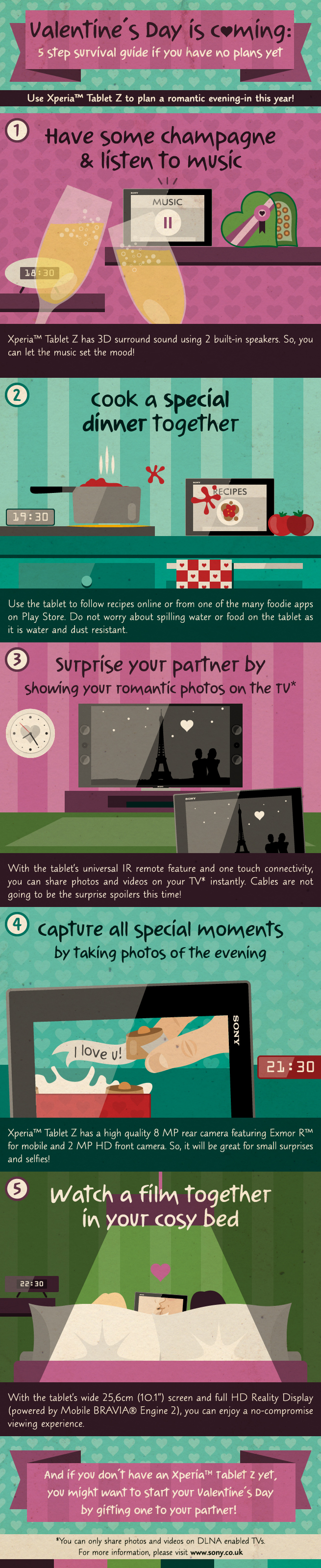 Valentine's Day survival guide - Infographic