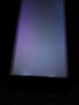 Light bleed on xperia X