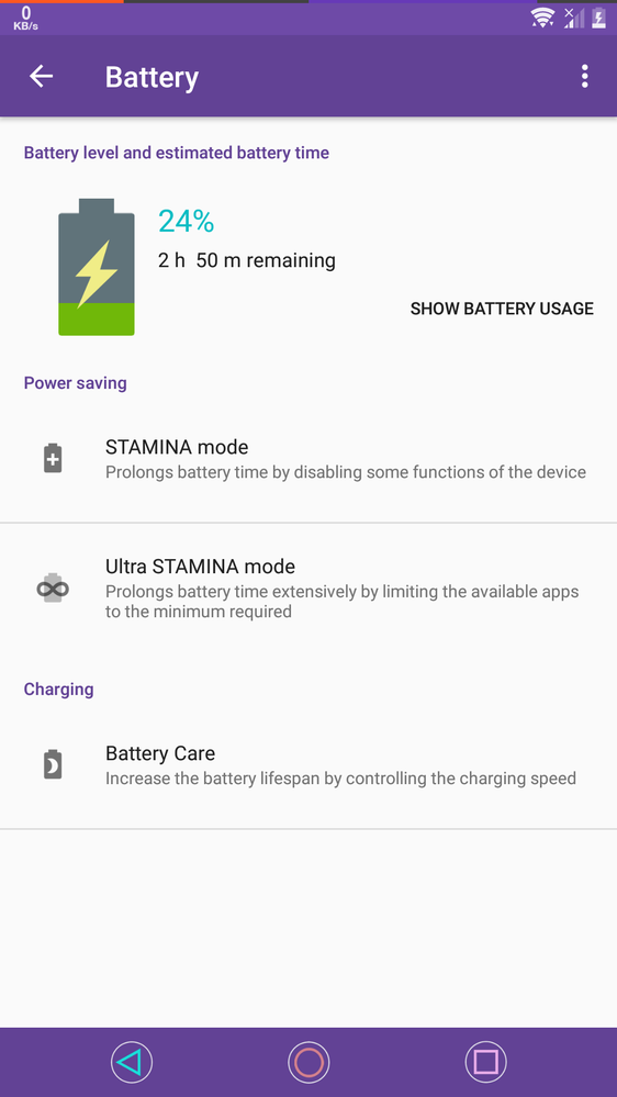 Xperia X - Battery