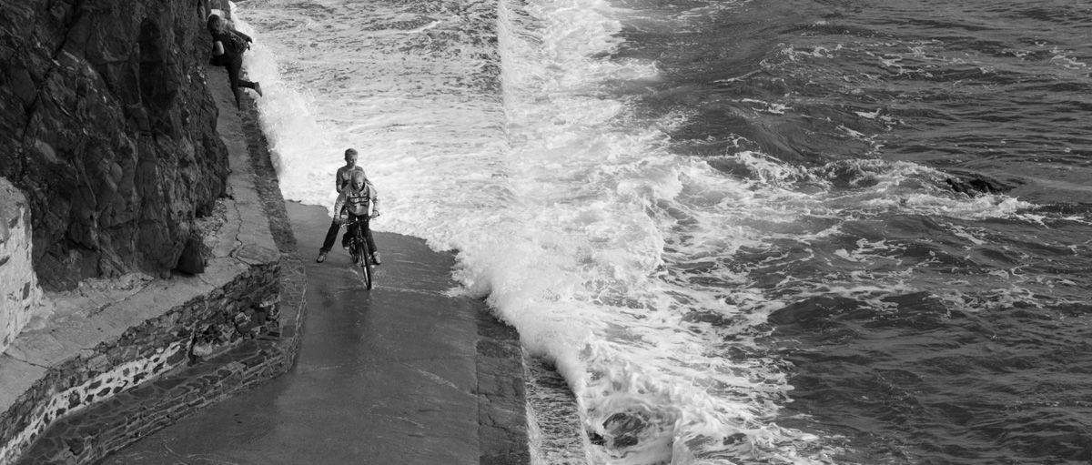 Le vélo sur la digue