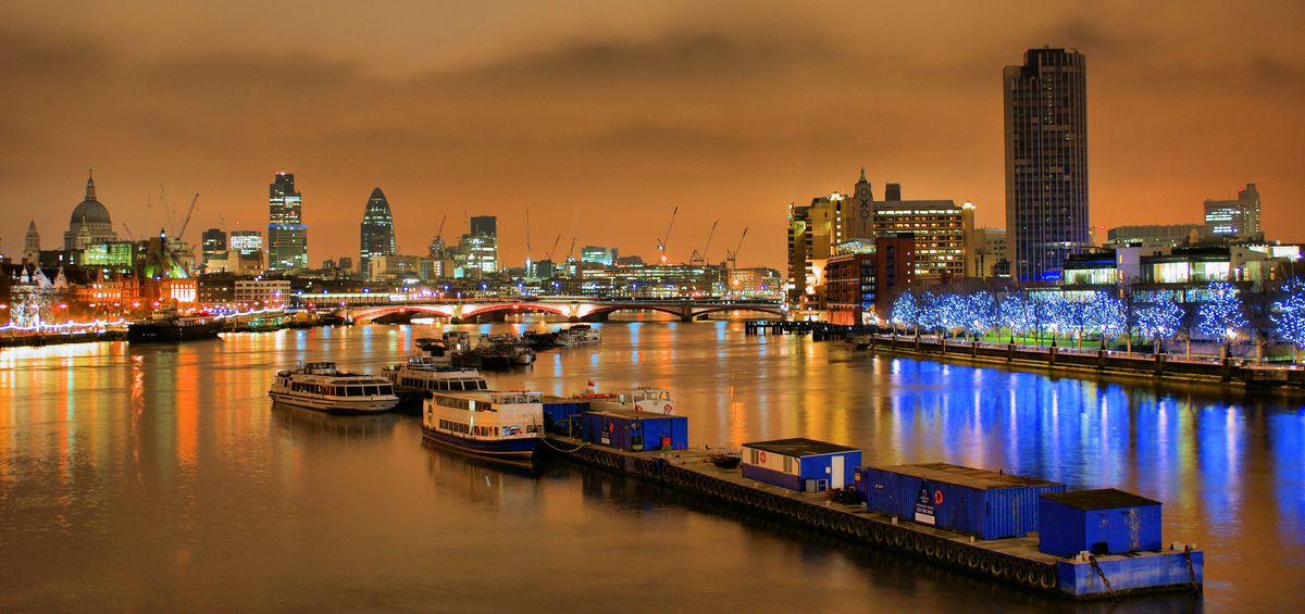 A 30 second exposure taken at silly o'clock in the morning in London