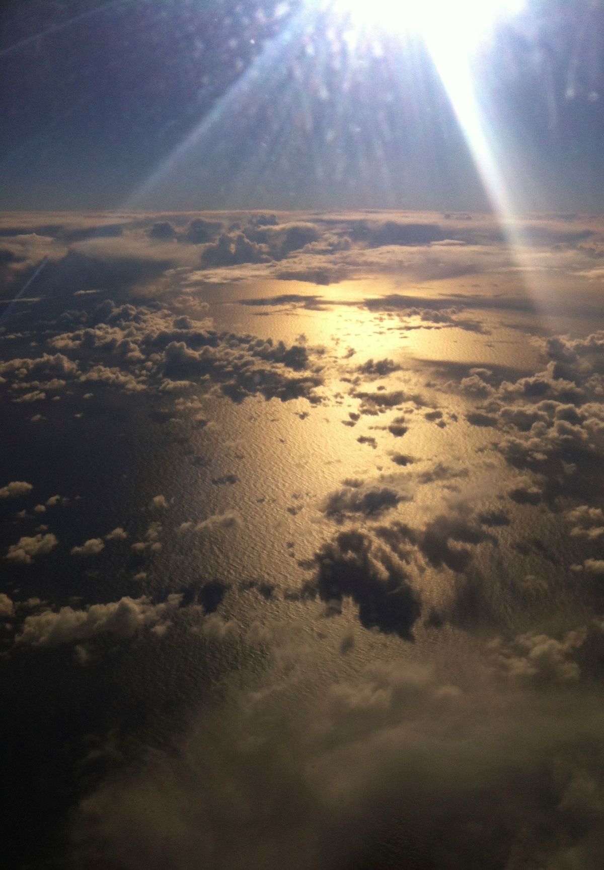 North Atlantic ocean during sunrise