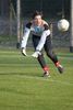 The goal keeper is going to catch the ball. Timing to take the picture is difficult since the ball comes from behind the photographer.