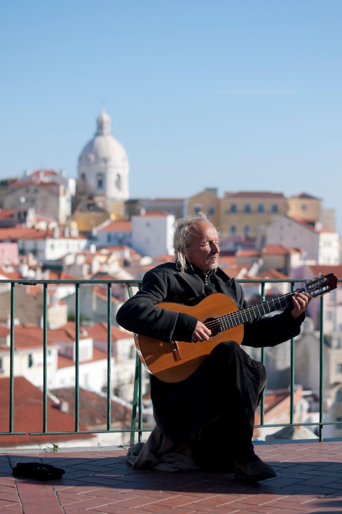 Guitariste au portugal