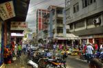 eine Strassenzene in Port Louis