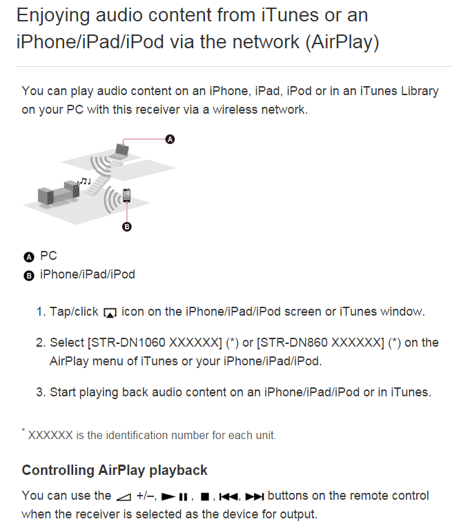 AirPlay Instructions