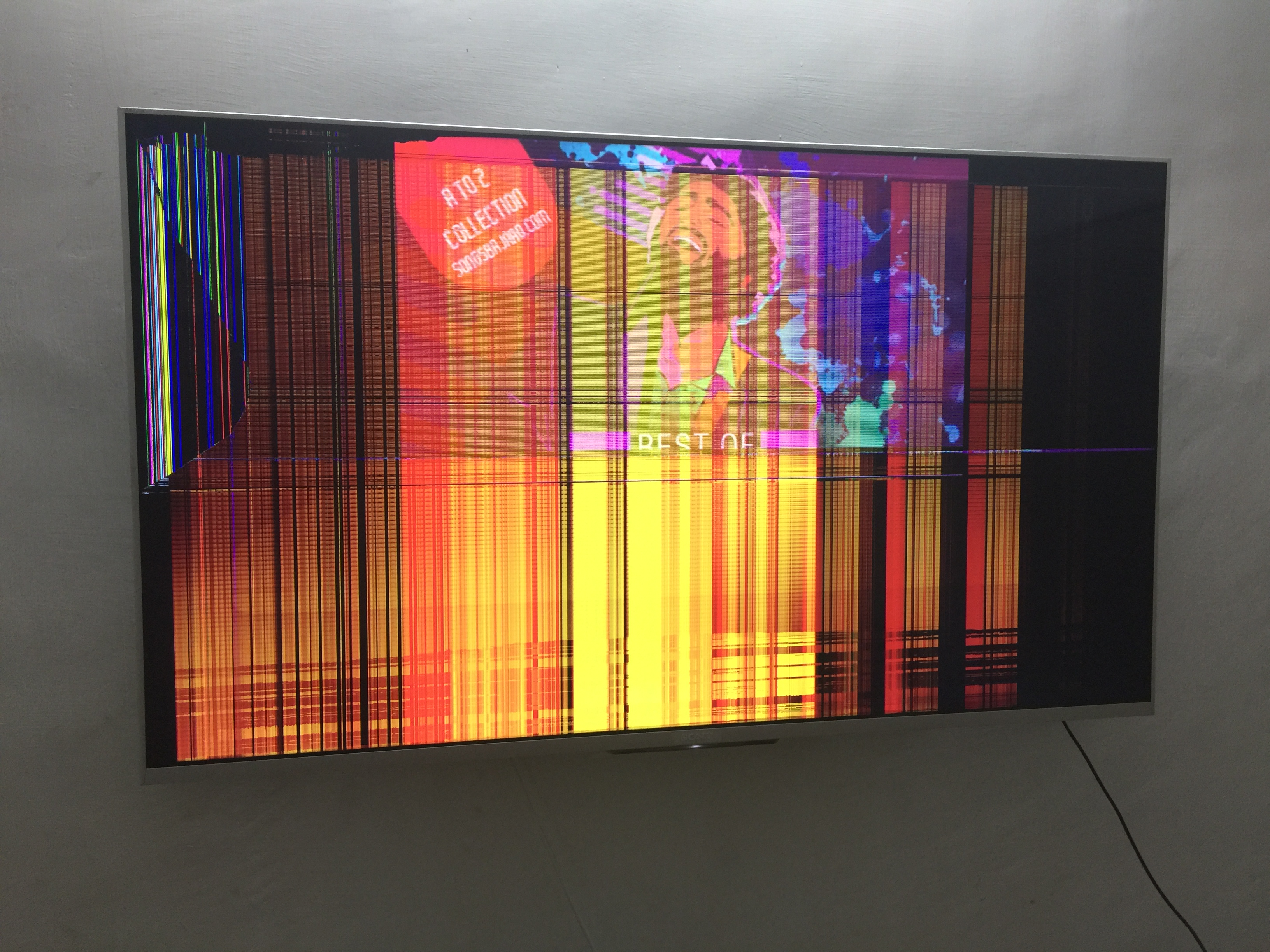 Display screen of TV
