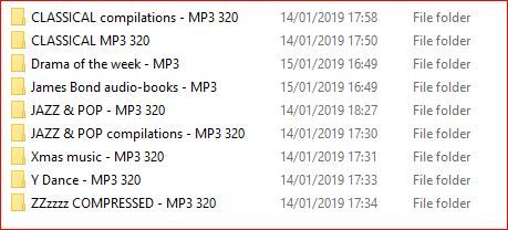 Music on 125GB card in ICD-UX560.JPG