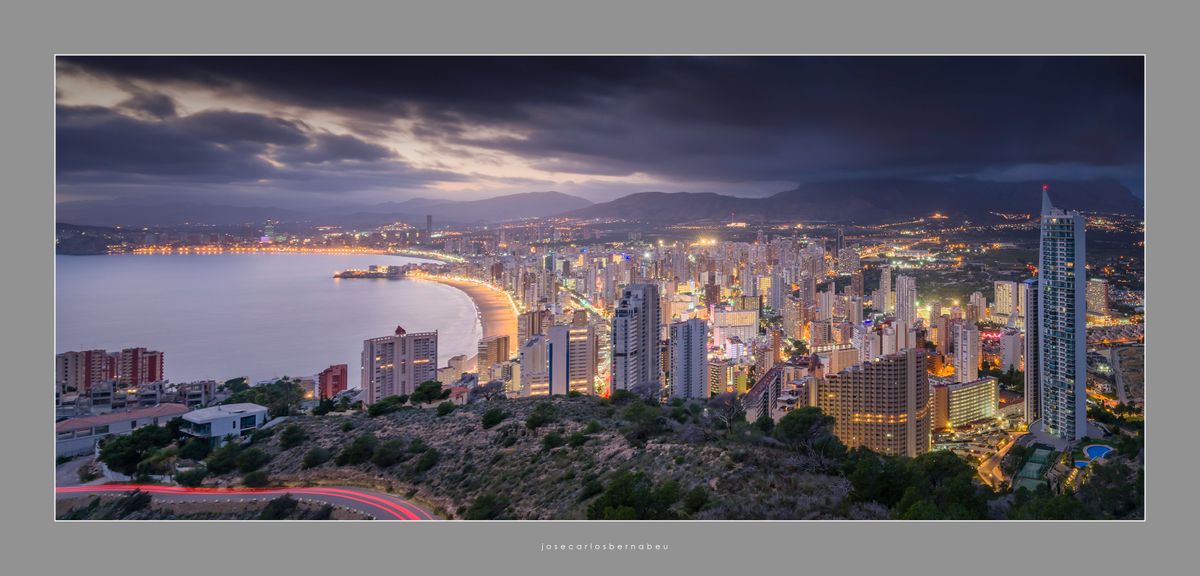 Benidorm's skyline