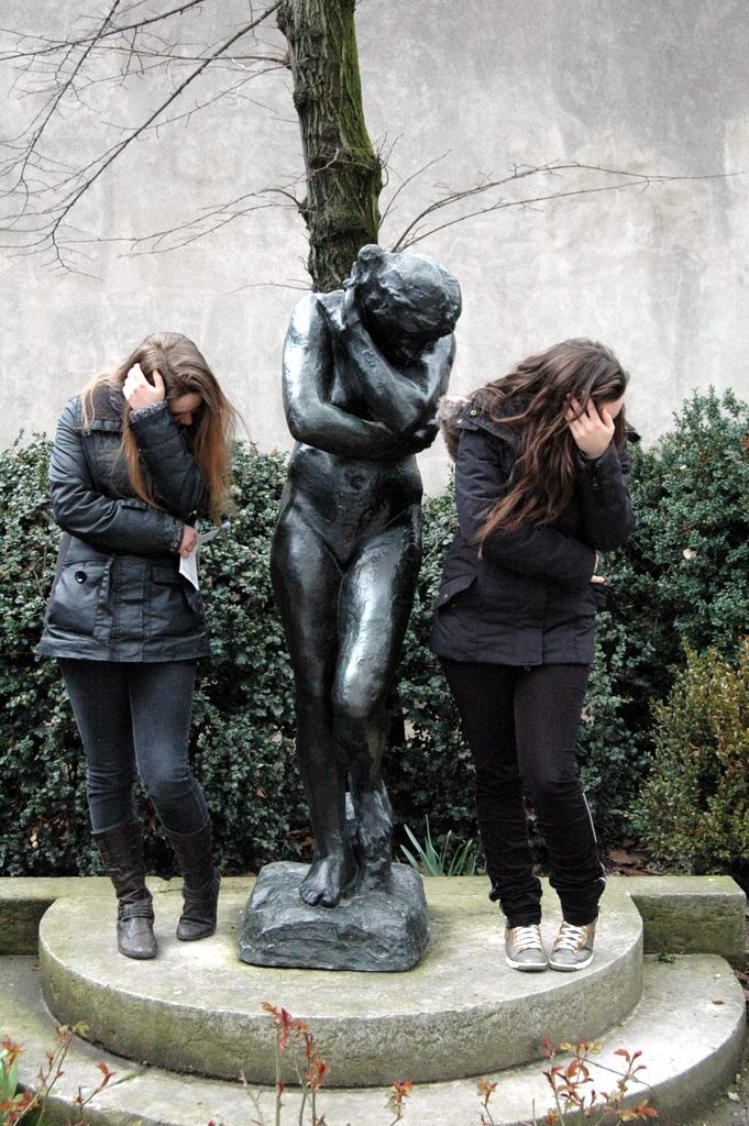 Grounds of the Rodin Gallery, Paris.