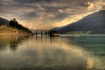 Ausflugsboot am Reschensee ladet zur Rundfahrt ein!