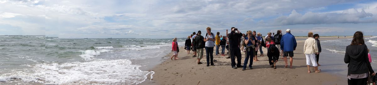 The point northern most point of Denmark where Kattegat Sea and Skagerrak Sea meet head to head.  You can stand one foot in one sea, and the other foot in the other sea.