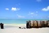 Wunderbarer weißer Strand an Floridas Golfküste.