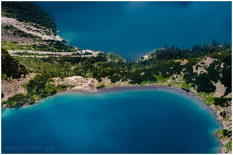 Morskie Oko i Czarny Staw - widok z Rysów. SLT-A99 + CZ135mm